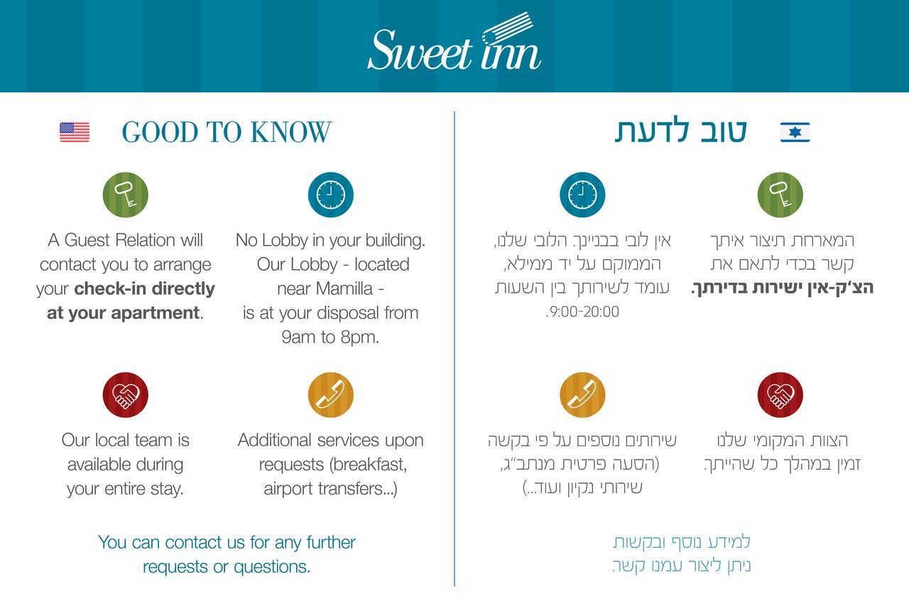 Sweet Inn Apartment - Ramban 13 Jerusalem Exterior photo